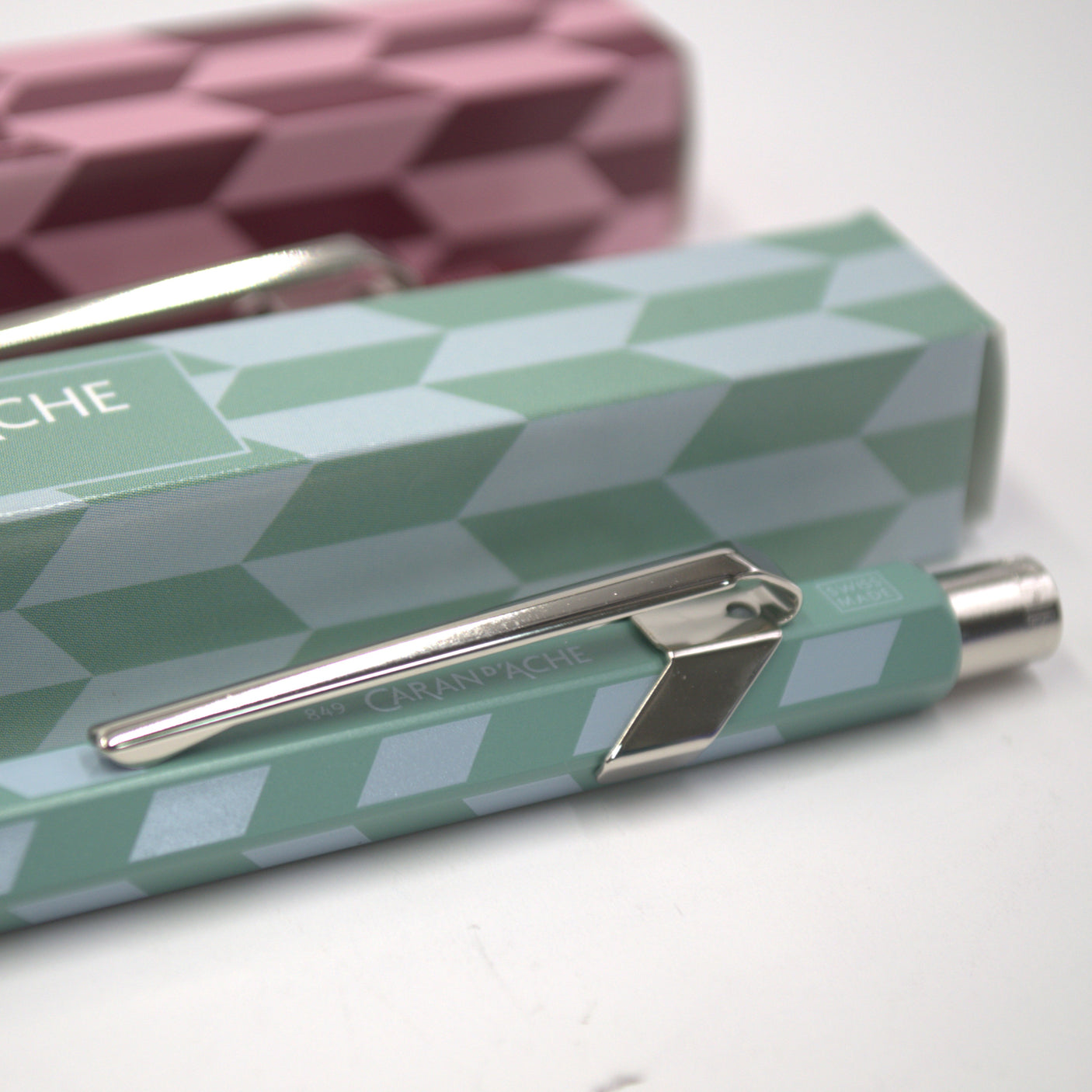 Caran d'Ache 849 Ballpoint Pen Mosaic Water Green
