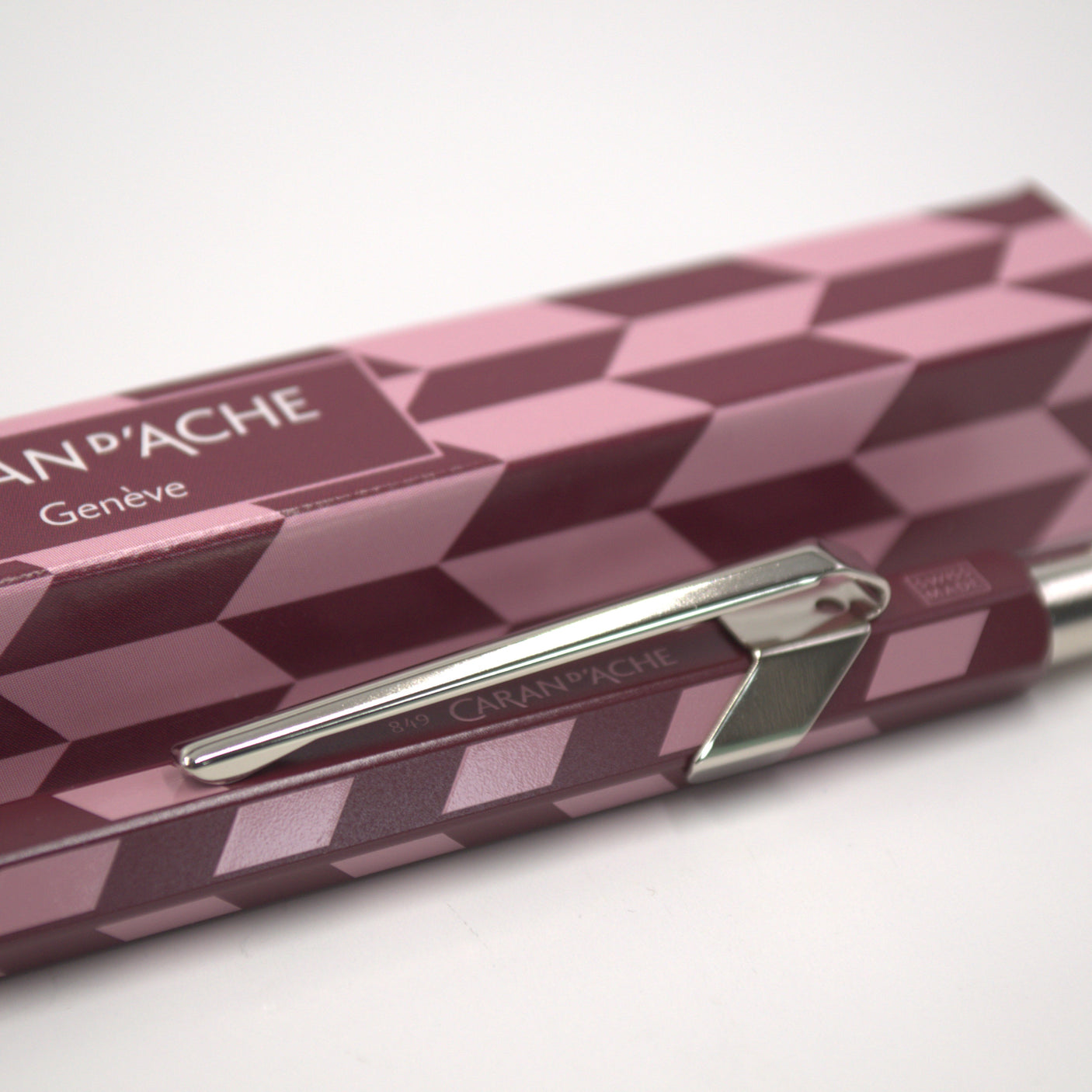 Caran d'Ache 849 Ballpoint Pen Mosaic Garnet Red