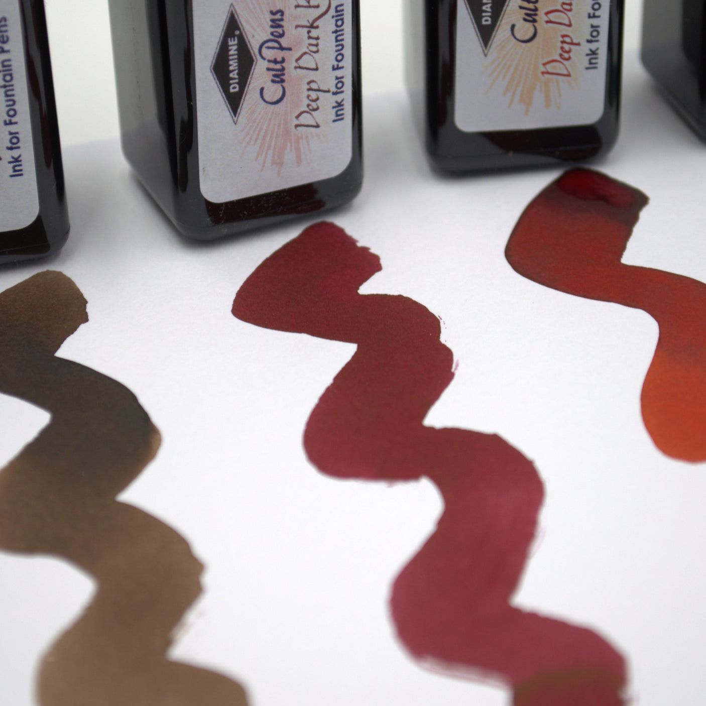Cult Pens Deep Dark Fountain Pen Ink by Diamine 30ml