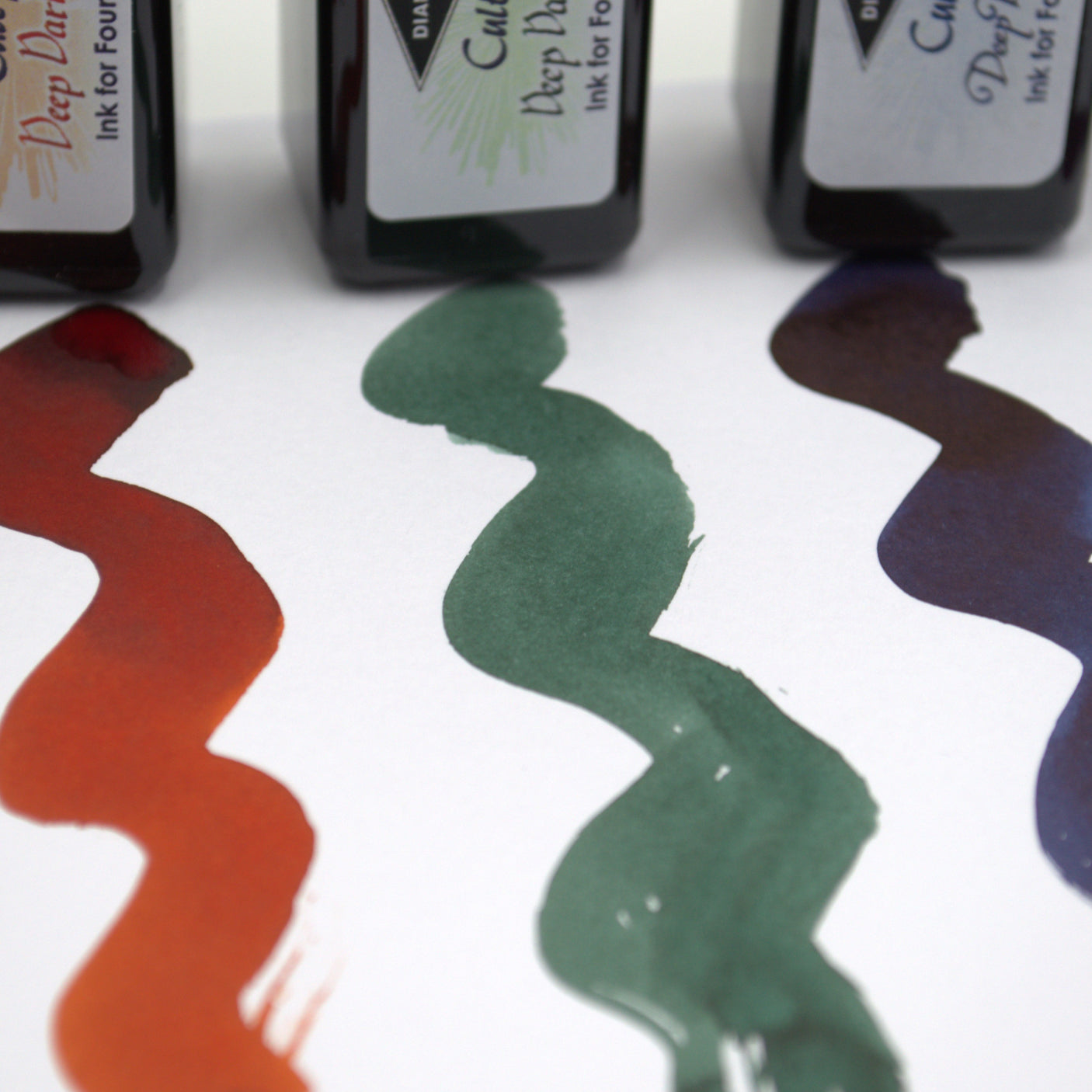 Cult Pens Deep Dark Fountain Pen Ink by Diamine 30ml