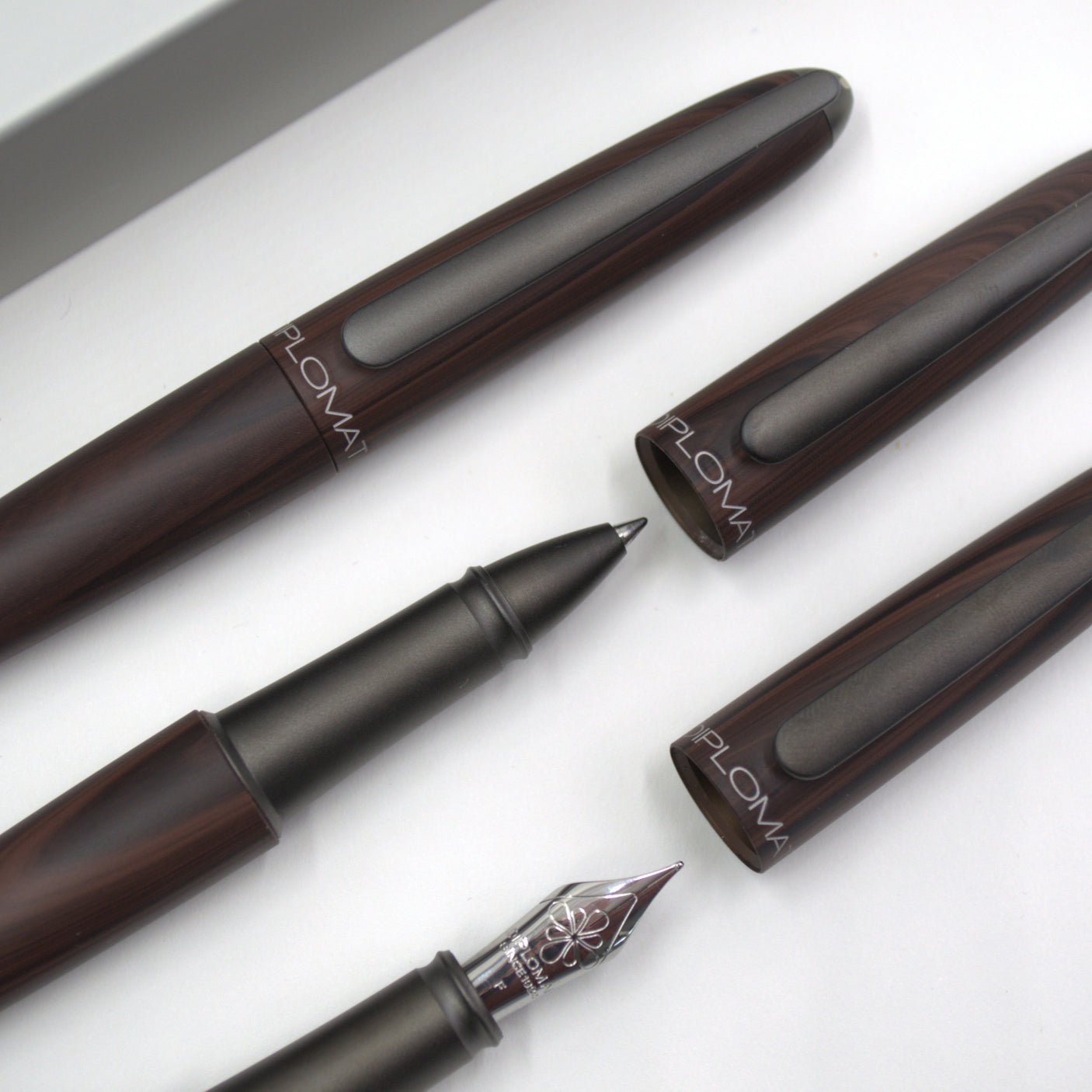 Diplomat Aero Fountain Pen Black Forest