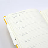LEUCHTTURM1917 Weekly Planner & Notebook Medium (A5) 18 months 2026/2027 Black