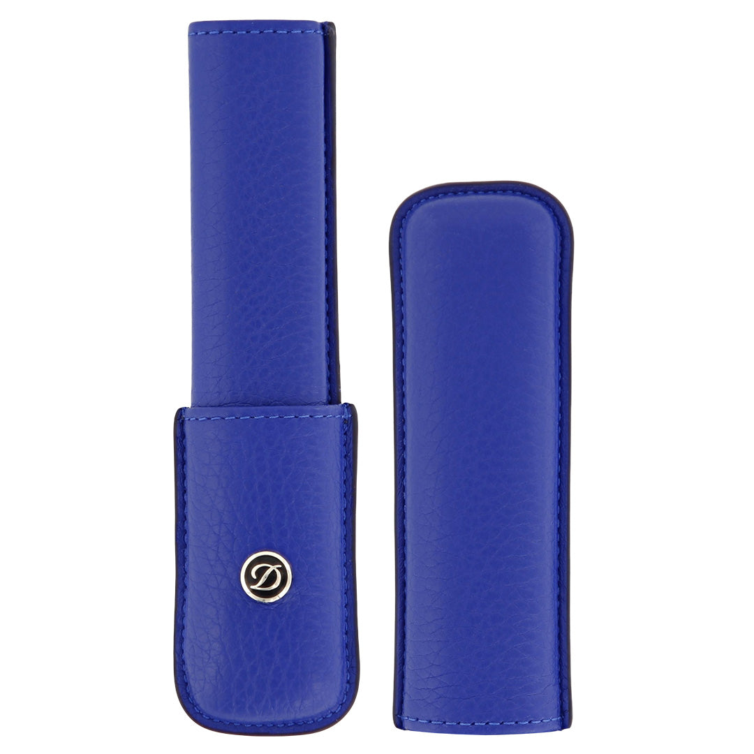 S.T. Dupont Rigid Pen Case 1 Pen Blue