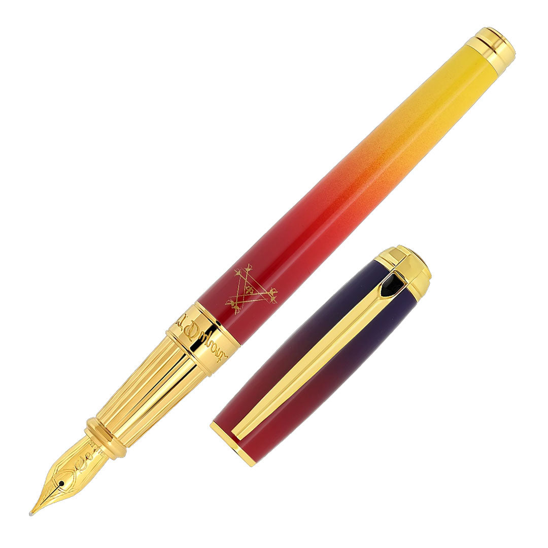 S.T.Dupont Montecristo Ligne D Large Crepuscule Fountain Pen