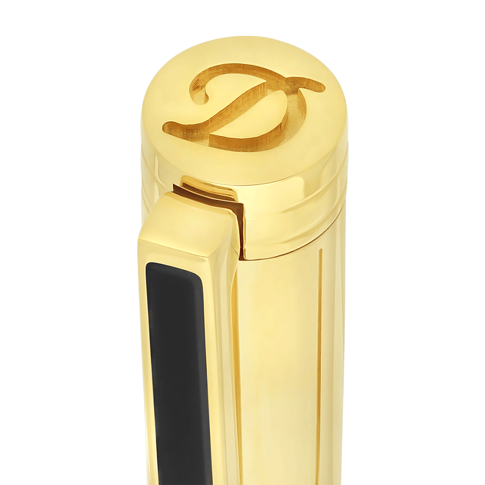 S.T. Dupont Classique Ballpoint Pen Black / Golden