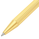 S.T. Dupont Classique Ballpoint Pen Lines Golden