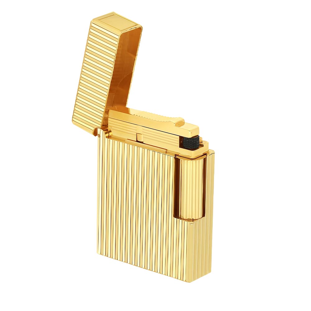 S.T.Dupont Line 1 Vertical Line Lighter Yellow Gold