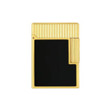S.T.Dupont Line 1 Vertical Line Lighter Black and Yellow Gold