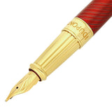 S.T.Dupont Line D Eternity Fountain Pen Year of the Horse Red and Yellow Gold