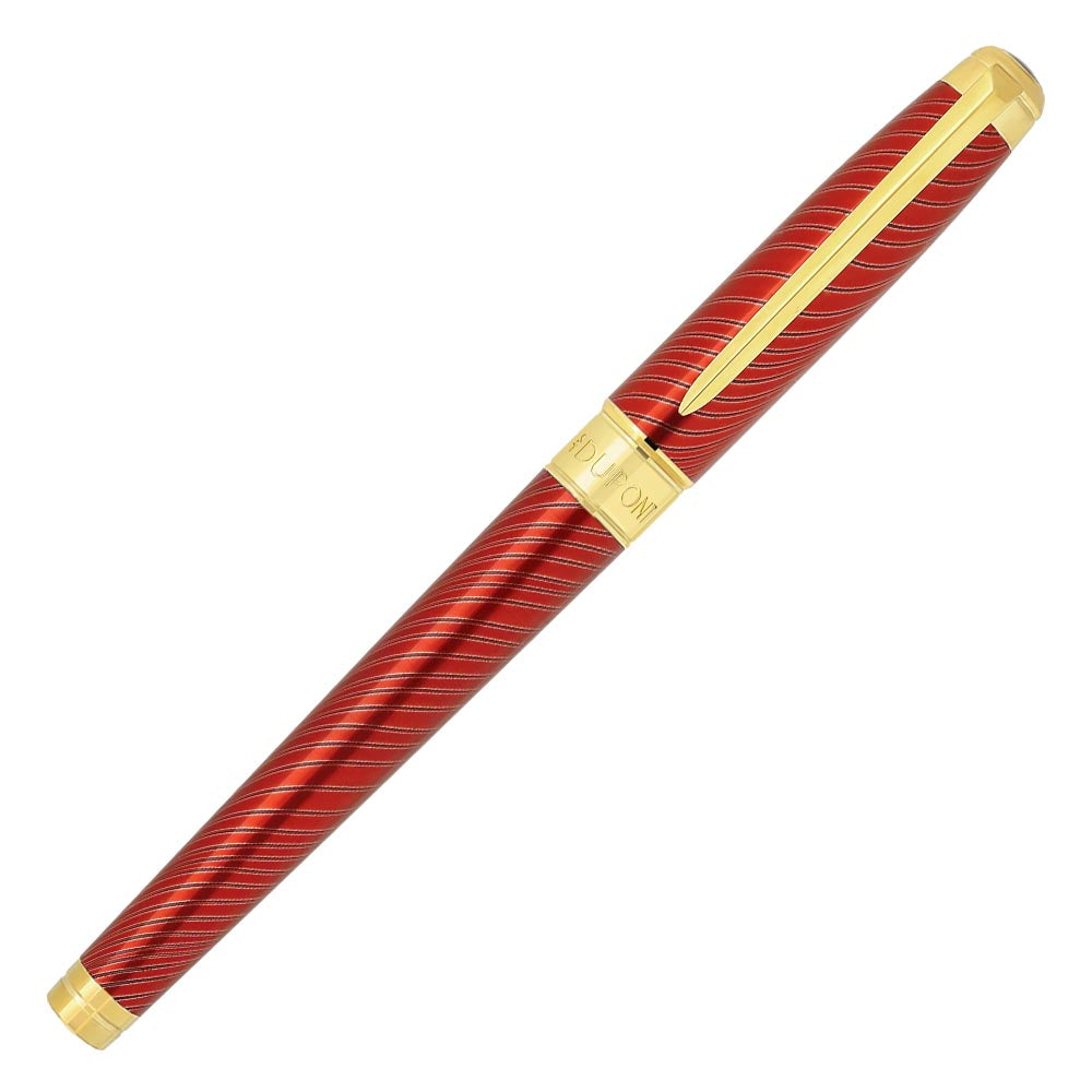 S.T.Dupont Line D Eternity Fountain Pen Year of the Horse Red and Yellow Gold