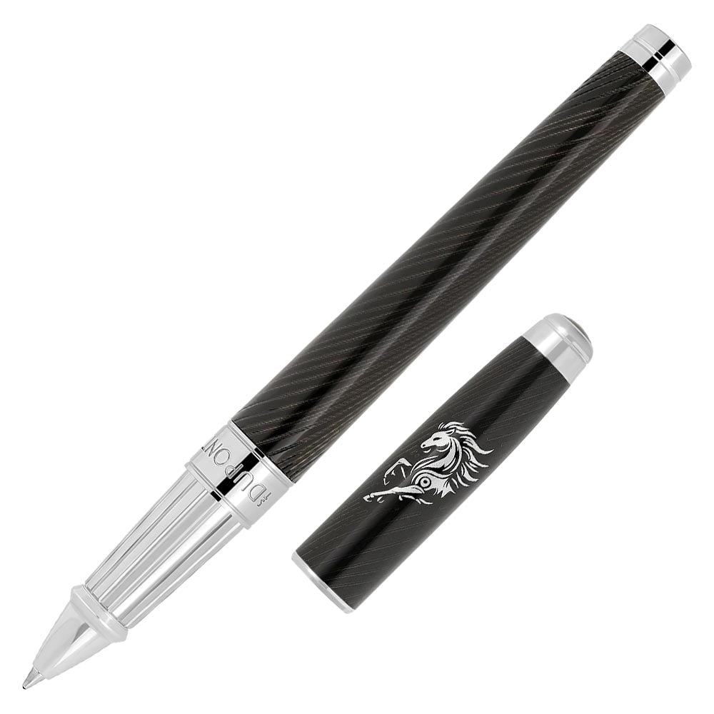 S.T.Dupont Line D Eternity Rollerball Pen Year of the Horse Black and Palladium