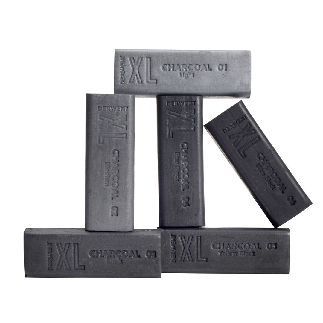 Derwent Charcoal XL Block Tin of 6