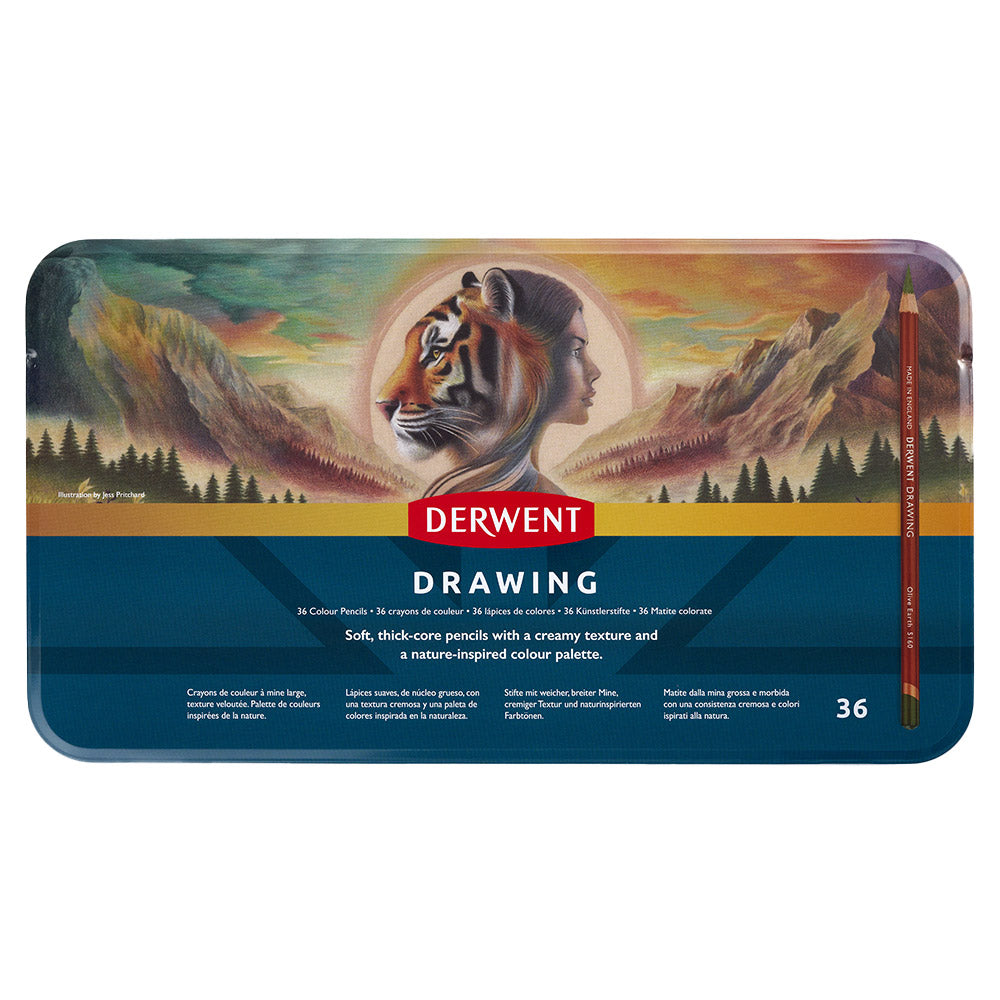 Derwent Drawing Pencils Tin 36