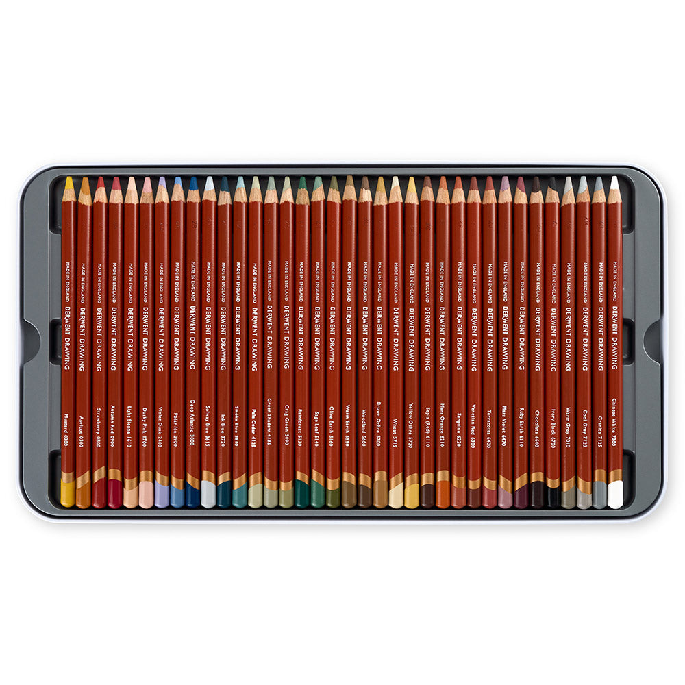 Derwent Drawing Pencils Tin 72