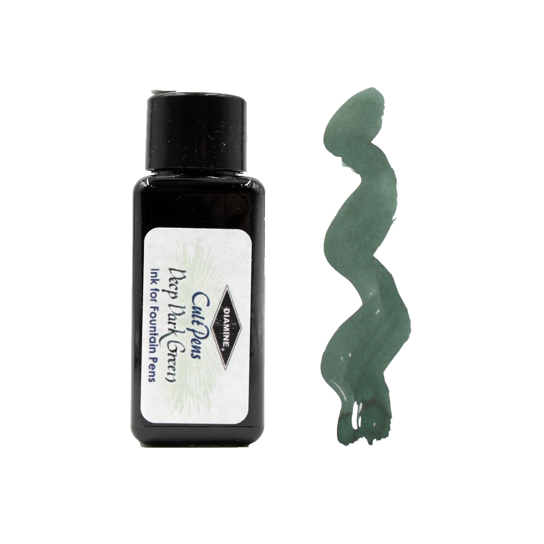 Cult Pens Deep Dark Fountain Pen Ink by Diamine 30ml