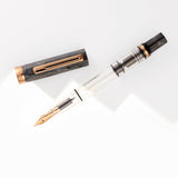 TWSBI Eco Fountain Pen Black Marble with Bronze