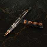 TWSBI Eco Fountain Pen Black Marble with Bronze