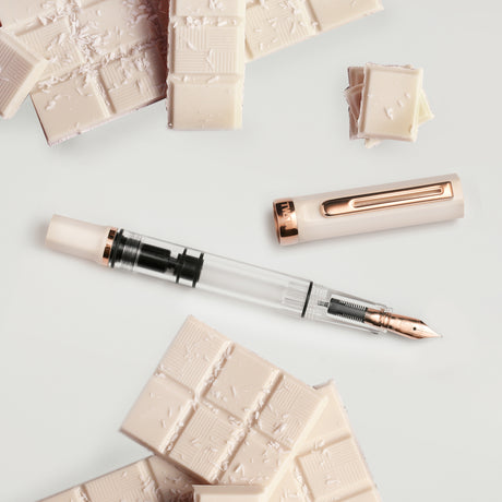 TWSBI ECO Fountain Pen Creme with Rose Gold