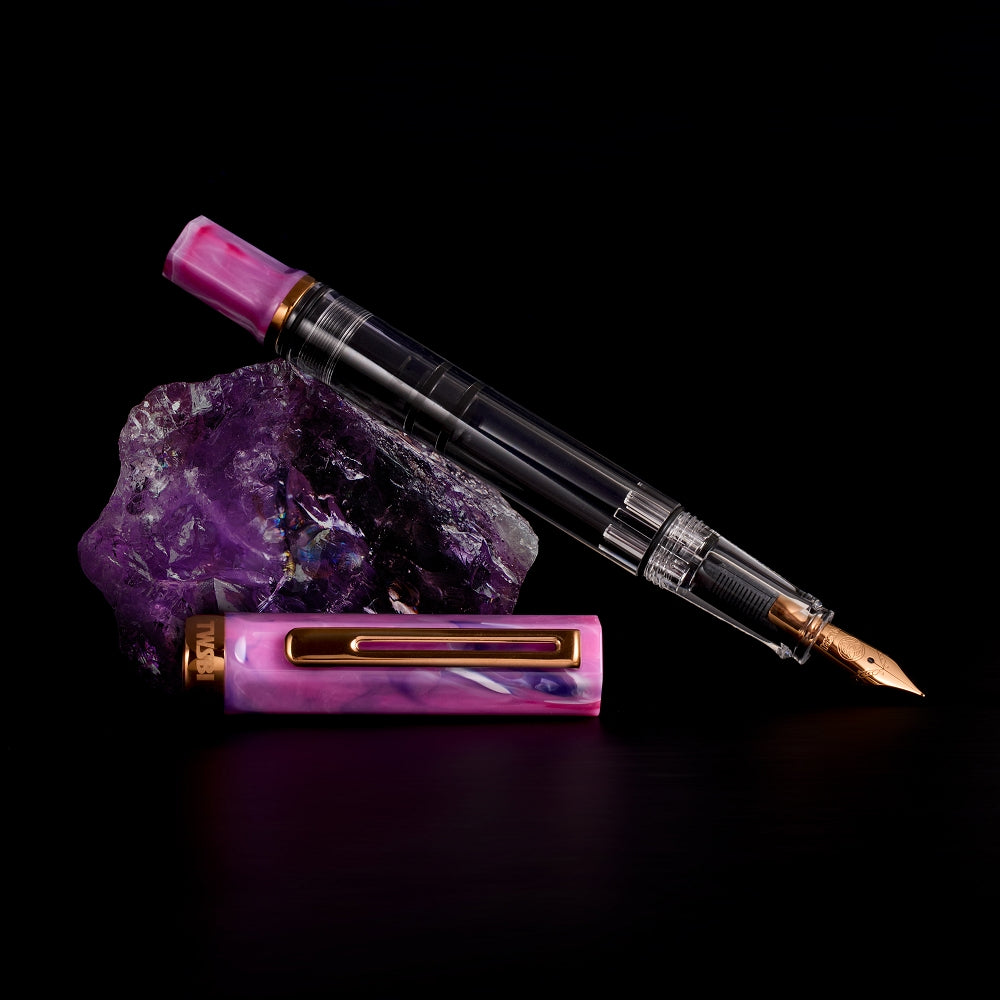 TWSBI Eco Fountain Pen Fluorite Purple with Bronze