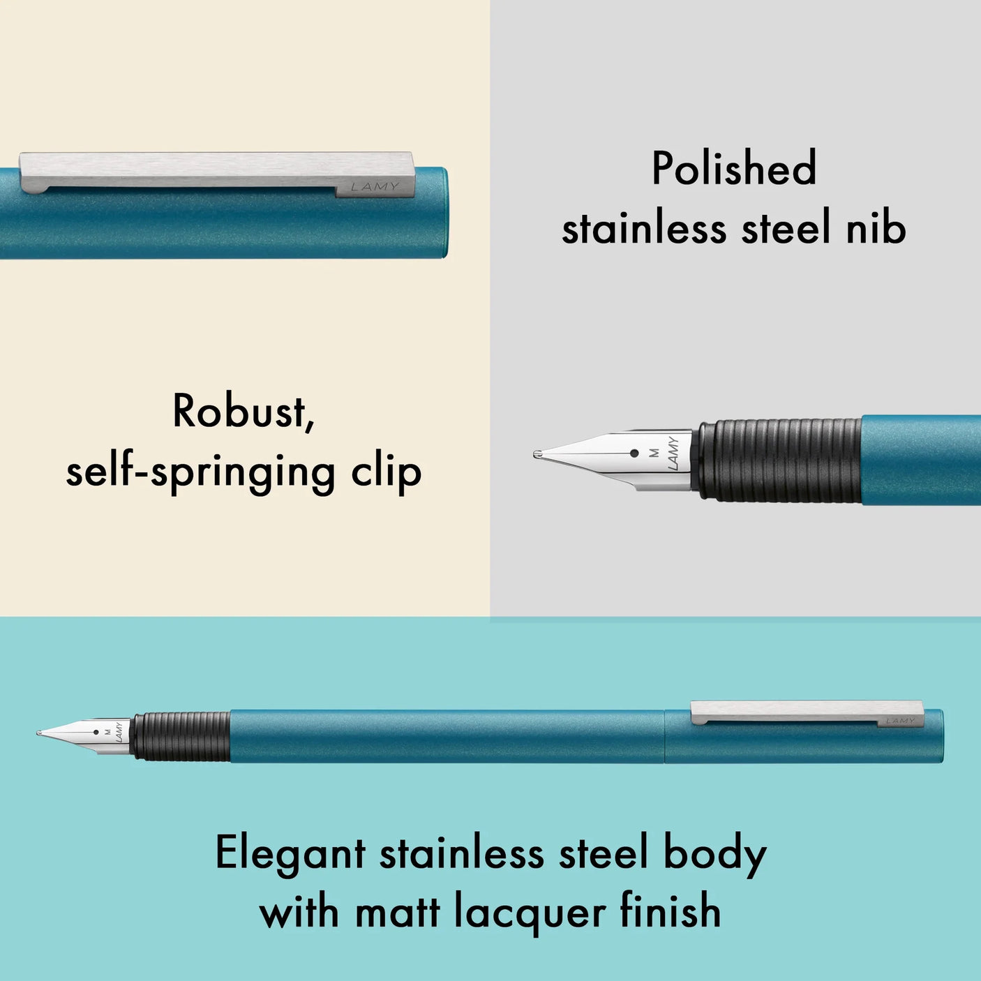 LAMY cp1 Fountain Pen Aquamarine