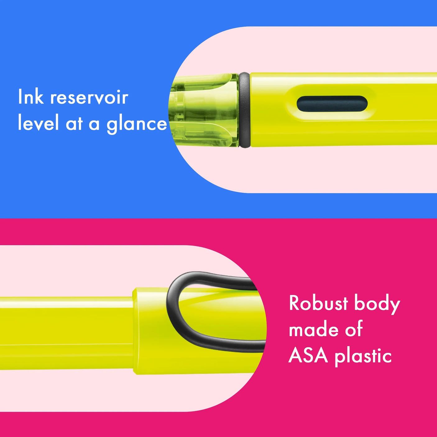 LAMY Safari Fountain Pen Neonyellow Special Edition