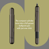 LAMY 281 pico Lx Ruthenium Ballpoint Pen and Leather Pouch set
