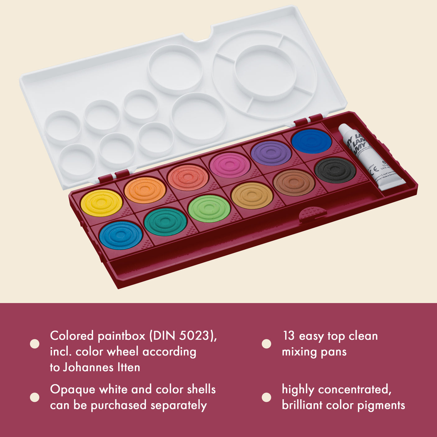 LAMY aquaplus Multiplus Paint Box of 12 Colours