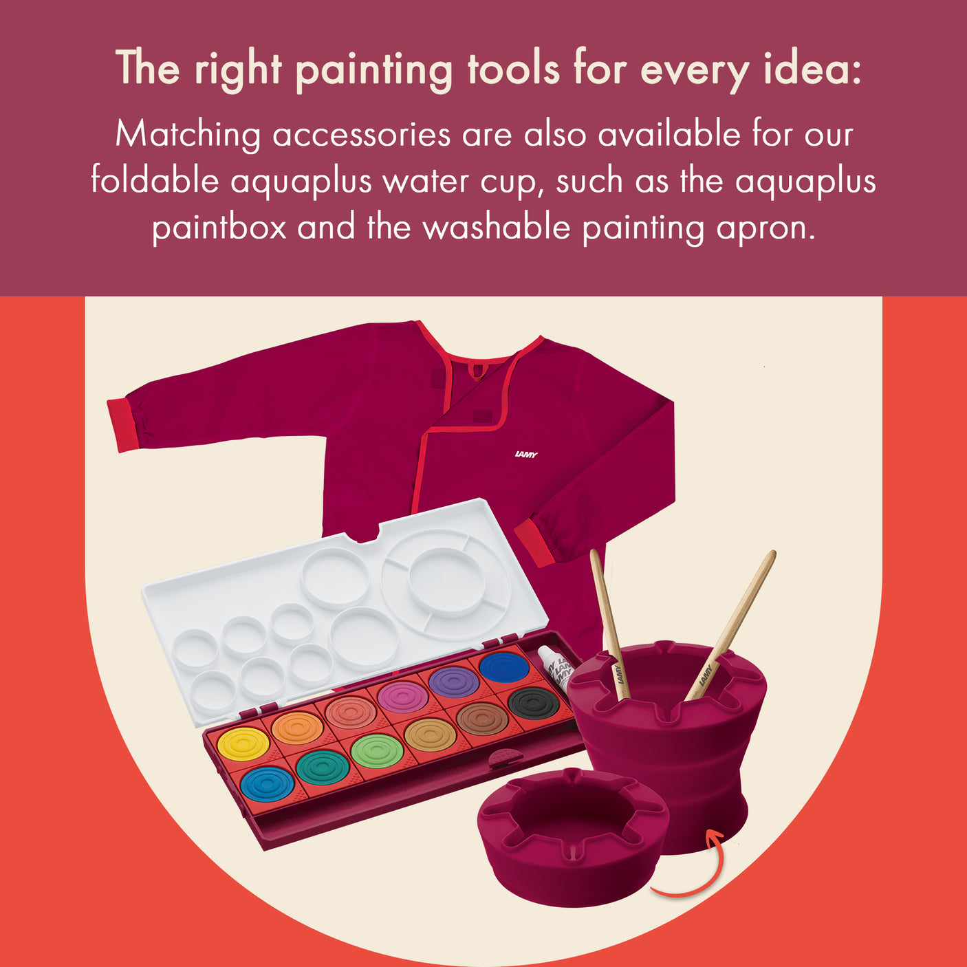 LAMY aquaplus Multiplus Paint Box of 12 Colours