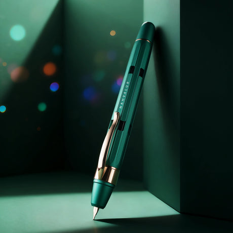 Nahvalur Eclipse Retractable Fountain Pen Emerald