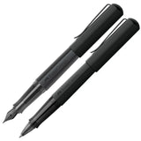 Faber-Castell Hexo Black Fountain Pen and Rollerball Pen Set Medium