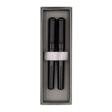 Faber-Castell Hexo Black Fountain Pen and Rollerball Pen Set Medium