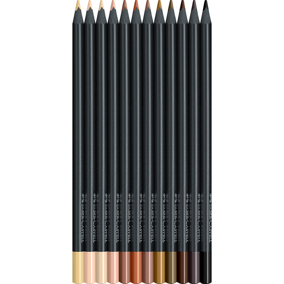 Faber-Castell Colour Pencils Black Edition Skin Tones Set of 12