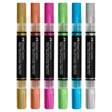 Faber-Castell Black Edition Shake & Paint Acrylic Markers Metallic Colours Set of 6