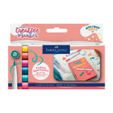 Faber-Castell Creative Marker Brush Tip Set of 6 Holiday Vibes