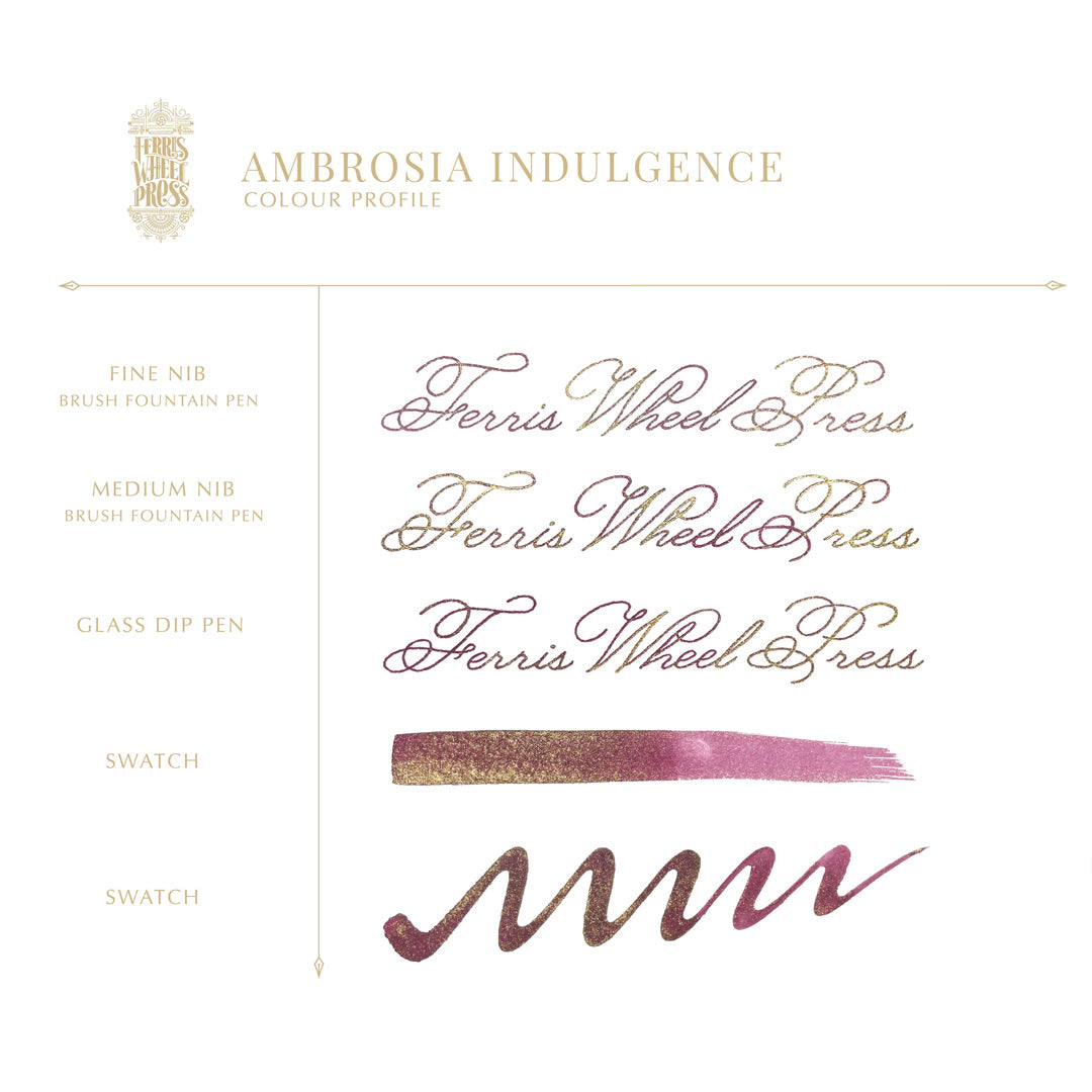 Ferris Wheel Press Ferritales Fountain Pen Ink 20ml Ambrosia Indulgence