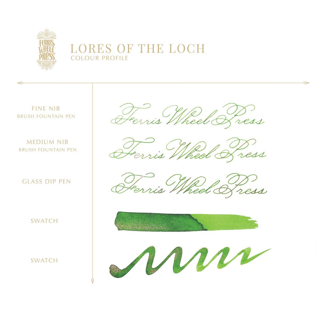 Ferris Wheel Press Ferritales Fountain Pen Ink 20ml Lores of the Loch