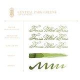 Ferris Wheel Press Fountain Pen Ink 38ml Central Park Greens