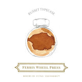 Ferris Wheel Press Fountain Pen Ink 38ml Russet Typecase