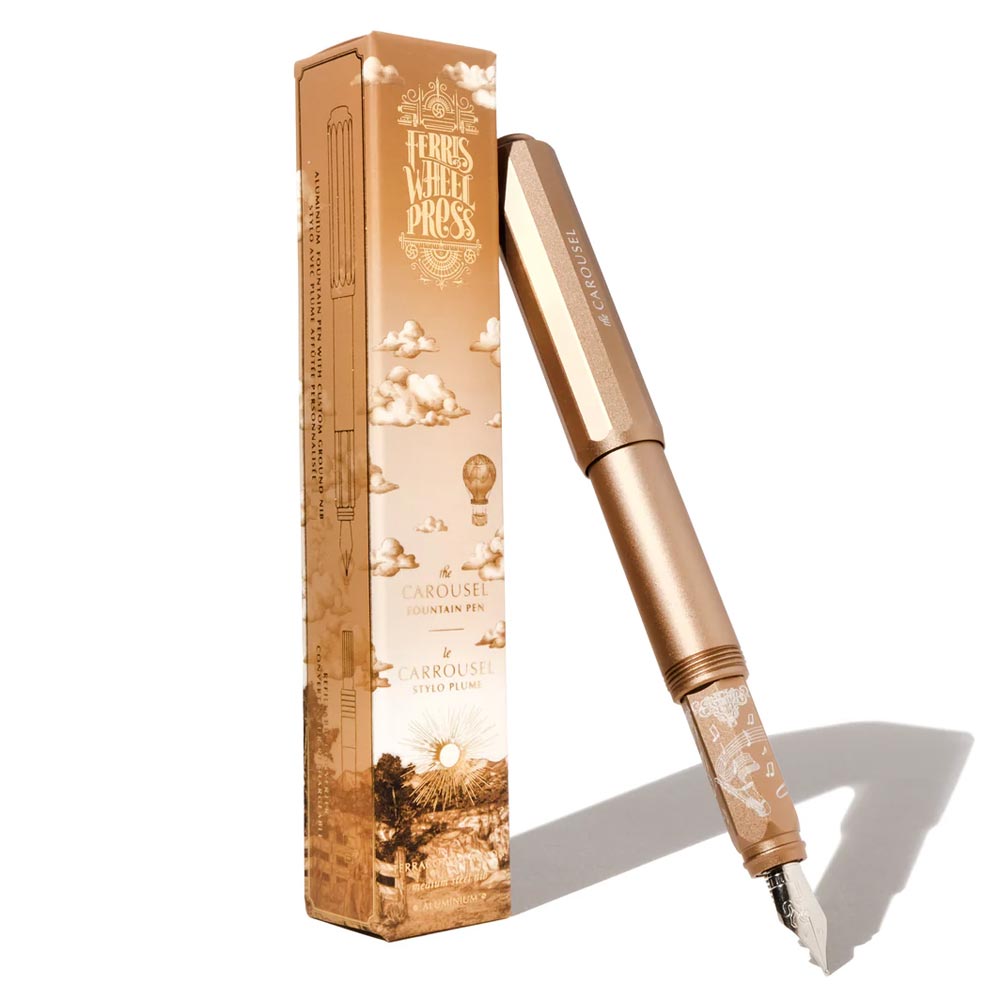Ferris Wheel Press Aluminium Carousel Fountain Pen Terracotta Canyon