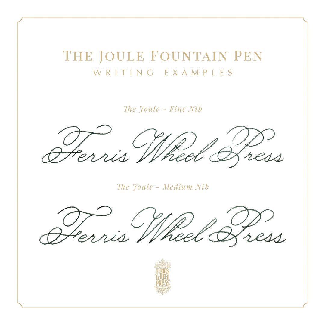 Ferris Wheel Press 2025 Limited Edition The Joule Fountain Pen Blue Revelry