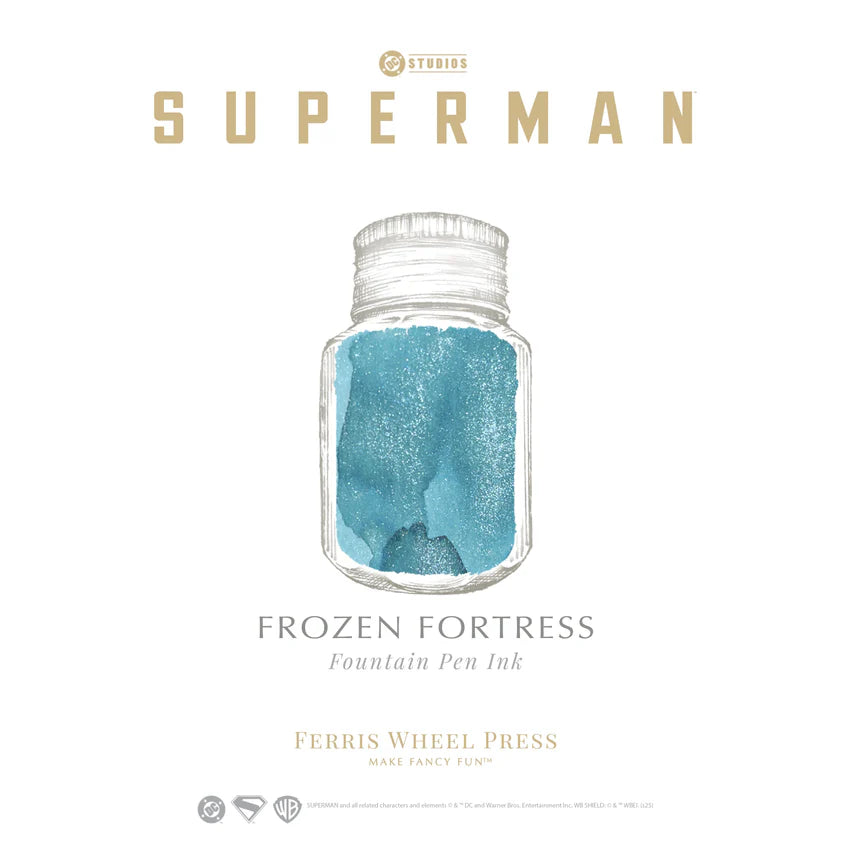 Ferris Wheel Press Superman Fountain Pen Ink 10ml Frozen Fortress
