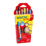 Giotto be-bè Large Pencils With Sharpener Set of 6