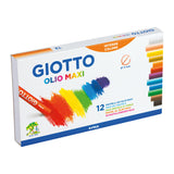 Giotto Olio Maxi Intense Soft Oil Pastels Set of 12