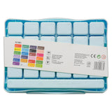 HIMI Jelly Cup Gouache Set of 24 Colours Ice Blue Case