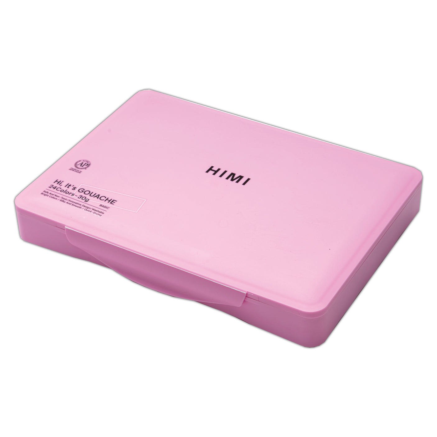 HIMI Jelly Cup Gouache Set of 24 Colours Pink Case