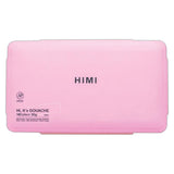HIMI Jelly Cup Gouache Set of 18 Colours + 3 Brushes Pink Case