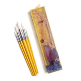 HIMI Set of 5 Round Brushes Yellow