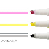 Sun-Star NINIPIE Highlight and Mark Pen Set of 3