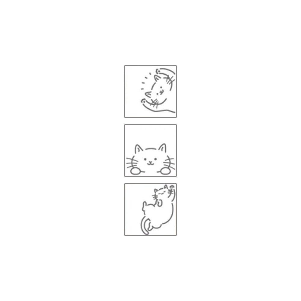 Sun-Star Peekaboo Stamp Cat
