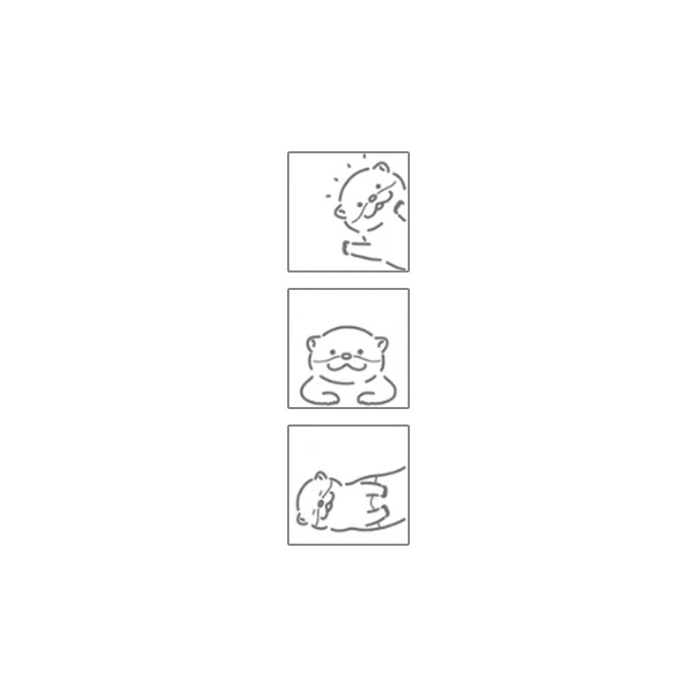 Sun-Star Peekaboo Stamp Otter
